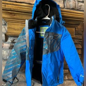 Free Country Boy's Blue Extreme Performance Jacket - S (7/8)